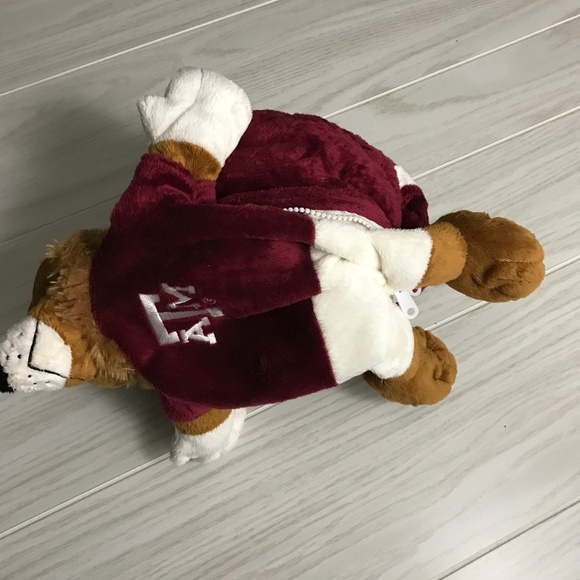 Texas A & M Aggies plush stuffed mascot football zipper converts teddy  football - Picture 5 of 8